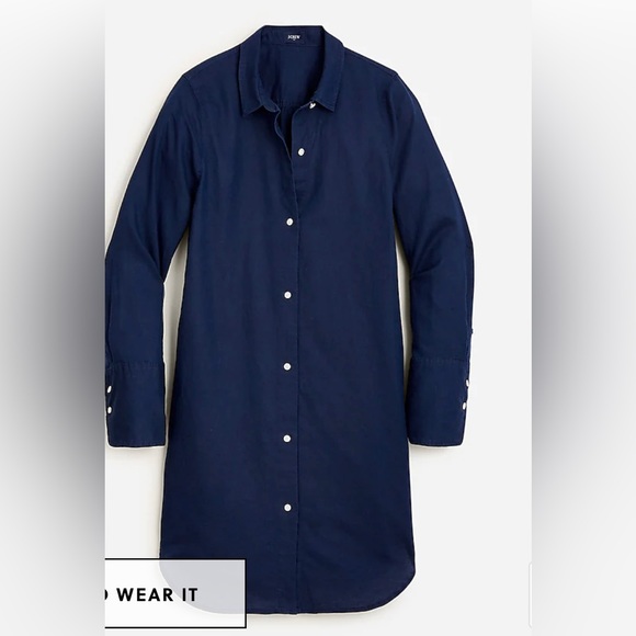 J. Crew Other - NWT JCREW COTTON LINEN BEACH SHIRT